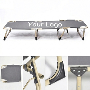 All Weather <b>Folding</b> <b>Camping</b> <b>Bed</b> Adjustable Reclining Camp Cot Lightweight Lounge Chair Sleeping <b>Bed</b> for Outdoor Patio ZD001-1 Po - Product Image 1