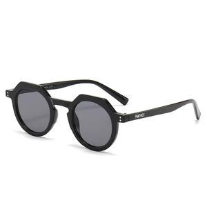Gafas de sol redondas Panthos con montura completa, protección UV400, estilo retro, uso informal unisex - Product Image 1