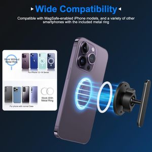 Universal ABS Adjustable 360 <b>Rotation</b> Magnetic Phone Holder Stand for Gym Golf Cart <b>Desk</b> Wall Mount Portable Clip Clamp - Product Image 4