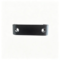 Support de montage de capteur Aerxin pour camion lourd, usiné CNC, anodisé noir, 2 trous, fixation sur châssis, pièce de rechange automobile OEM 12
