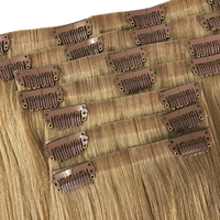 Extensions de cheveux vierges Remy 1B Kinky Straight, qualité 12A, cheveux humains importés chinois, tissage double trame, toutes les couleurs