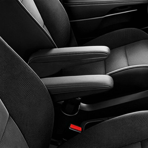 Housse d'accoudoir avant Dodge Grand Voyager en cuir microfibre noir 2011-2020, accessoire de siège auto - Product Image 2