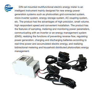 80A 120A 200A 300A Duy Nhất Giai Đoạn/Ba Giai Đoạn RS485 Modbus RTU LCD Hiển Thị AC Đa Chức Năng Điện Thông Minh Năng Lượng Meter Cts - Product Image 4