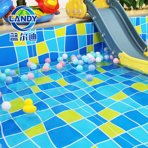 Landy Kids Water Park <b>Slide</b> PVC Anti Slip Indoor Outdoor Play Equipment For Children <b>Pool</b> Fun Toy - Product Image 4