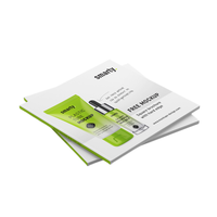 Brochures, catalogues et magazines professionnels imprimés offset de qualité supérieure, avec logo couleur personnalisé, finition mate anti-rayures