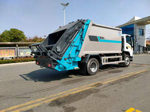 Camión de Basura Compactador Hidráulico de 12 Metros Cúbicos Directo de Fábrica para Saneamiento Municipal - Product Image 3