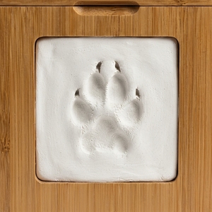 Urne funéraire numérique en bambou pour animaux de compagnie avec écran HD intégré et diaporama vidéo, boîte de crémation pour grands chiens - Product Image 4