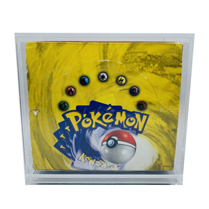 Boîte de <span class=keywords><strong>booster</strong></span> de jeu de cartes à collectionner Pokémon, boîte de <span class=keywords><strong>booster</strong></span> de cartes Pokémon en acrylique transparent avec couvercle coulissant - Product Image 3