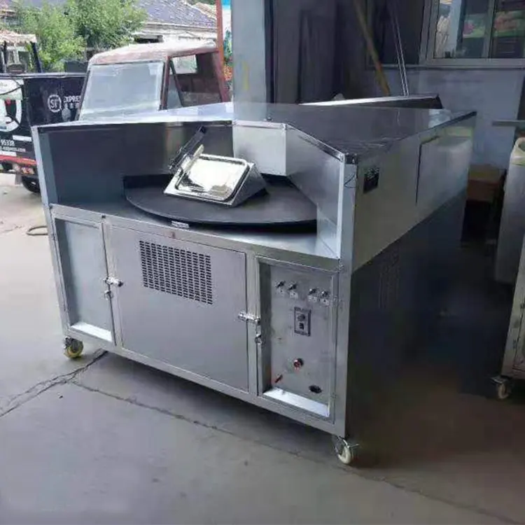 Máquina de cozinhar roti automática árabe, máquina de cozinhar pão arábia roti