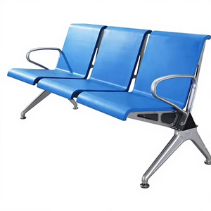 Fauteuil de <span class=keywords><strong>salon</strong></span> moderne en métal à 3 places pour aéroport, hôpital, clinique, banque, bureau fiscal et hall d'accueil - Vente en gros - Product Image 6