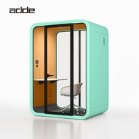 Cabine téléphonique insonorisée mobile pour intérieur, bureau acoustique, cabine de travail, pod de bureau