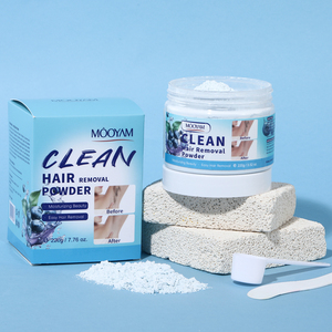 5 minuti di efficienza Private Label naturale organico a base di erbe completo indolore depilatorio uomini e donne permanente di rimozione dei capelli in polvere - Product Image 5