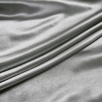 Ensemble de literie 4 pièces 100% polyester Tissu satiné effet soie pour fournisseur d'hôtels Logo personnalisé