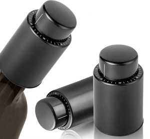 Accessoires pour le vin : <span class=keywords><strong>Bouchon</strong></span> <span class=keywords><strong>de</strong></span> bouteille <span class=keywords><strong>de</strong></span> vin sous vide durable avec échelle <span class=keywords><strong>de</strong></span> temps, réutilisable pour la conservation du vin - Product Image 5