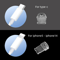 Pendentif de capuchon anti-poussière ours mignon Interface de prise anti-poussière de téléphone universelle pour iPhone pour Samsung Type C Protection contre la poussière d'artisanat en plastique