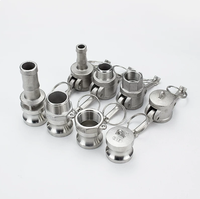 Kit de raccords Camlock en acier inoxydable 316 et kit de raccords à rainures BSP NPT ISO CE SGS