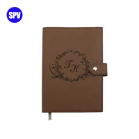 Carnet en similicuir gravable au laser, personnalisation du logo, carnets pour gravure au laser