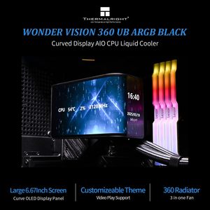 Thermalright Wonder Tầm nhìn 360 UB chơi game PC bên ngoài nước hệ thống làm mát SAMA 360mm argb AIO làm mát chất lỏng - Product Image 2