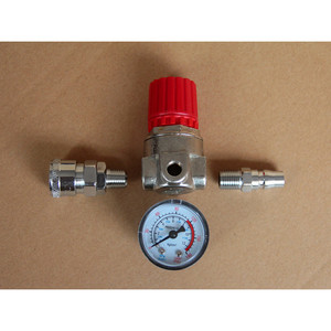 Válvula Reductora de Presión con Manómetro, Salida de 1/4 Pulgadas, Gas, Uso General Manual - Product Image 2