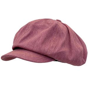 Raspberry Pink Octagonal <b>Hat</b> For Women Spring <b>Summer</b> Casual Breathable Cotton Painter <b>Hat</b> - Product Image 1