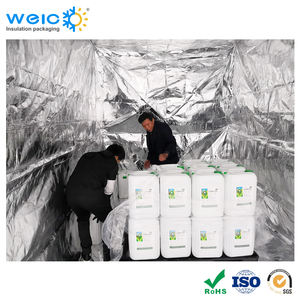 أغطية شحن حاويات باردة من ورق الألومنيوم، أغطية حاويات عازلة للحرارة من ورق الألومنيوم 20GP، أكياس أغطية حاويات - Product Image 3