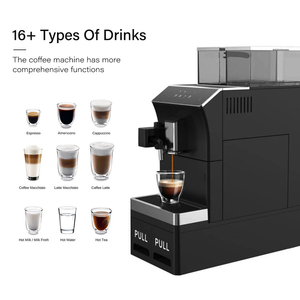 Machine à café électrique entièrement automatique commerciale, écran tactile intelligent, personnalisation en un clic pour plusieurs foyers, UE - Product Image 2