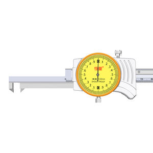 हेंगलींग उच्च-सटीक स्टेनलेस स्टील डायल कैलिपर्स आंतरिक ग्रूव दूरी माप +/-0.04 मिमी सटीकता द्विदिशात्मक - Product Image 1