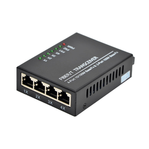 2 sợi cổng <span class=keywords><strong>4</strong></span> RJ45 10/100M sợi Quang Phương tiện truyền thông chuyển đổi chế độ duy nhất quang thu phát - Product Image 5