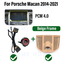 Cronómetro LCD para tablero Interior para Porsche Macan 2014 -2021, reloj cronógrafo Central, brújula, medidor electrónico, accesorios de reloj