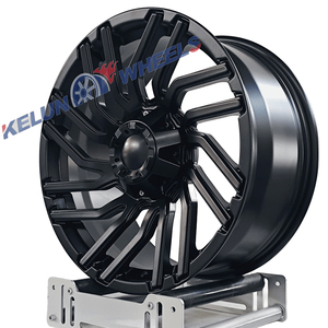 Ruedas de aleación negras de 24 pulgadas, ruedas forjadas - Product Image 3