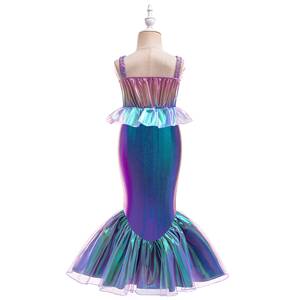 HP <b>Kids</b> Cosplay Swimsuit Spaghetti Strap Princess Dress <b>Mermaid</b> <b>Tail</b> Skirt Girls Pool Party Birthday Stage Performance Wear - Product Image 5