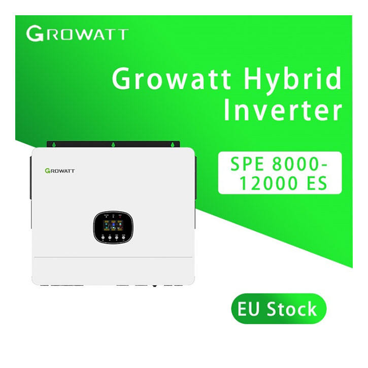 Growatt SPE 8000-12000es Hybrid Solar Inverter System 8KW to 12KW Off ...