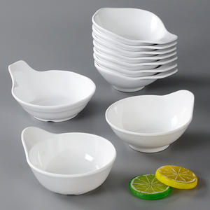 Harga Menarik A5 100% restoran melamin menggunakan putih melamin mangkuk nasi sup kecil dan saus untuk Prasmanan - Product Image 3