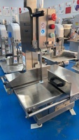 Pemotong Daging Otomatis RuiCheng Baru dengan Pisau Baja Tahan Karat yang Dapat Disesuaikan Ketebalannya, 1.5kW Kecepatan Tinggi 15m/s, untuk Memotong Daging Beku