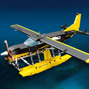 JIESTAR JJ9172 739 Piezas Serie de Aviones Cessna208, Bloques de Construcción de Avión Planeador, Modelo de Juguete Educativo Técnico, Regalo Festivo - Product Image 2