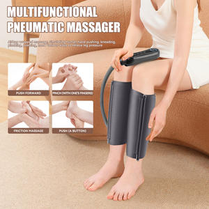 Masseur de jambes à pression d'air avec vibration par airbag et chaleur pour cuisses et mollets, utilisation à domicile, relaxation complète des jambes, appareil de beauté pour les jambes - Product Image 3