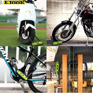 ETOOK speciale in acciaio temprato copertura in Silicone elettrico <span class=keywords><strong>moto</strong></span> <span class=keywords><strong>moto</strong></span> U blocco <span class=keywords><strong>con</strong></span> 17MM forte grillo - Product Image 6