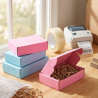 Emballage en gros personnalisé avec logo, luxueux, écologique, biodégradable, violet, ondulé, 6x6x4, pour bougies, mèches de cheveux et éponges