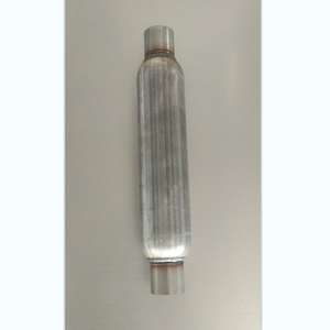 XG knalpot Hotdog panjang, tabung berlubang panjang 2 1/4 "Inlet 15" (Mild Steel) - Product Image 5