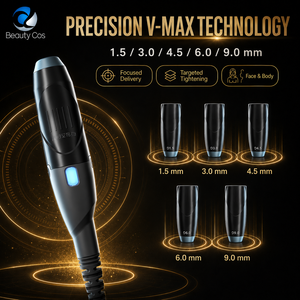 Máquina Profesional de Ultrasonido HIFU Smas de Titanio, 15 Sondas, 7 Profundidades, Radiofrecuencia V-MAX, Reafirmación y Lifting de la Piel para Salón de Belleza, CE - Product Image 4