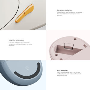 Original para <span class=keywords><strong>Xiaomi</strong></span> Wireless <span class=keywords><strong>Mouse</strong></span> 3 Color Dual 2,4 GHz y modos Bluetooth Agarre cómodo y clic silencioso para la Oficina - Product Image 5