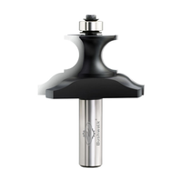 Mata Bor TCT Berkualitas Tinggi 1/2*3/4 CNC Dapat Disesuaikan ODM untuk Pisau Bawah Flush Trim Router Bit Alat Pertukangan Kayu Berlapis