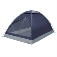 Tente de camping gonflable personnalisée en tissu Oxford pour 2 personnes, ultralégère, imperméable, coupe-vent, en forme de dôme, pour la plage, la pêche, la randonnée en plein air
