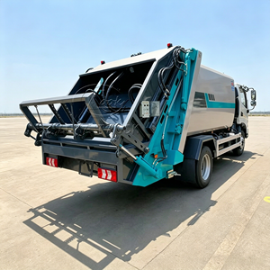 Camion compacteur de déchets à chargement arrière JAC Junling V7 8m³ 10m³ Camion de voirie avec certificat CE ISO CCC - Product Image 1