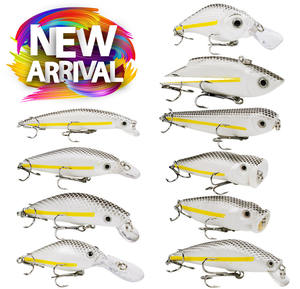 Nouveauté 10 styles de <span class=keywords><strong>leurre</strong></span> à manivelle JerkBait Minnow StickBait VIB Top <span class=keywords><strong>leurre</strong></span> d'eau 40g <span class=keywords><strong>leurre</strong></span> de pêche dur crayon Popper leurres - Product Image 1