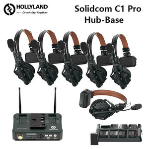 Système de casque d'intercom sans fil <span class=keywords><strong>Hollyland</strong></span> Solidcom <span class=keywords><strong>C1</strong></span> Pro - 5 utilisateurs, réduction de bruit ENC, léger, portable pour la scène - Product Image 2