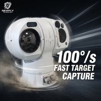 Caméra Intelligente à Courte Portée 2500m Visible 1000m Thermique Double Spectre EO/IR avec Gimbal pour la Sécurité des Espaces Aériens des Aéroports