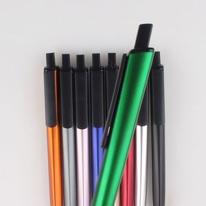 Promotional Cheapest Square Plastic Ballpoint <b>Pen</b> With Printed Custom Logo Pressing Multi Coloured Roller Ball Painting for Gift - Product Image 2