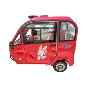 Offre Spéciale Mini tricycle électrique <span class=keywords><strong>4</strong></span> <span class=keywords><strong>places</strong></span> Vélo à trois roues Berline LED Véhicule multifonction avec corps fermé de 60V pour une utilisation en berline - Product Image 1