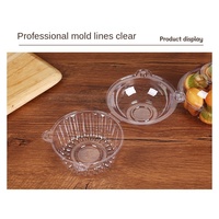 Boîte à gâteau jetable personnalisable MeiXin MX-S pour la pâtisserie et les desserts, emballage alimentaire en plastique PET transparent, boîte West Point
